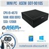 ASEM Mini PC ASEM GDT-9010s Computer Cpu i5-4570 Ram 8gb DDR3 SSD 120gb win10 Pro
