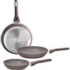 Tognana Royal Rosestone Set 3 padelle 20-24-28 cm