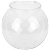 Tnfeeon Ciotole Rotonde in Plastica Resistente per Pesci Stile Boccia per Edera in Plastica a Prova di Rottura Vasca per Pesci Rotonda Piccola Multiuso per Decorazioni Libreria da (S)