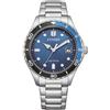 Citizen Orologio Unisex Marina Sporty Eco Drive Blu e Nero