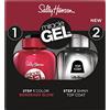 Sally Hansen Smalto Unghie Miracle Gel, Smalto Gel Senza Lampada UV, Effetto Manicure Professionale, Bordeaux Glow, Confezione da 2 Pezzi