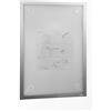 Durable 484423 Duraframe Wallpaper A3, Cornice Espositiva per Superfici Delicate, per Documenti f.to A3, 323x446 mm, Argento
