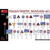 MiniArt MIN35637 1:35-Italian Traffic Signs 1930-40's Scale Model kit, colore modellato
