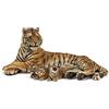 Papo - Statuetta Tigre Femmina con Cuccioli Realistica - 3 Anni + - Collezione La Vita Selvaggia - Gioco Educativo Famiglia Animale - Idea Regalo Giocattolo Bambina Bambino - 18 Cm