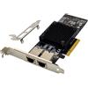 MediaMondo PCIe x8 Dual RJ45 10 GbE X550 - Warranty 36M
