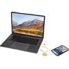 Cavo di ricarica USB C 5-in-1 in plastica riciclata da 150 cm Chechia personalizzate o neutre