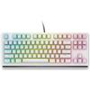 Alienware AW420K Tastiera Gaming senza Tastierino Numerico, Design Compatto, Switch CHERRY MX Red, USB, Anti-Ghosting, N-Key Rollover, Retroilluminazione AlienFX RGB, Tastiera Italiana - Lunar Light