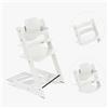 STOKKE Tripp Trapp Bianco Bundle con Baby Set bianco Stokke