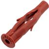 AERZETIX - C64980 - Set di 30 tasselli universali 8х50mm - in nylon - fissaggio in calcestruzzo mattone pietra cemento cellulare materiali cavi pannelli costruzione vite in legno telaio