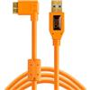 Tether Tools cavo USB 3.0 maschio A/Micro B angolazione destra 4.6m arancio alta visibilità