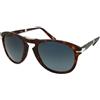 Persol PO0714 24/S3 | Occhiali da Sole Graduati o Non Graduati | Prova Online | Unisex | Plastica | Quadrati | Marrone, Havana | Adrialenti