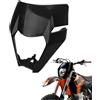 BIUGERCN Mascherina Faro Moto per EXC XC XCF SX 125cc-530cc Dirt Pit Bike Nero | Copertura Faretto e Paralume,Protezione Frontale per Motocross Enduro e Dirt Bike, per EXC EXCF XC XCF XCW SX SXF 125cc-530cc