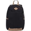 Totto - Zaino da ragazzo, Modello Jaideny, Capacità 16 L, Tasca PC, Schienale ergonomico, Cinghie a S per un maggiore comfort, Resistente, Stampa Nera e Marrone