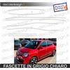 Adesivi replica fasce strisce Renault twingo kit completo 8 pz. auto rossa