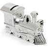 Zilverstad 6752261, Salvadanaio Locomotiva, in Lega di Zinco, Argento, 54x147x85mm