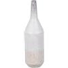 BigBuy Home Vaso bianco ferro 15 x 15 x 50,5 cm