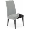 SOFASKINS® Coprisedie da pranzo PackX2, coprisedie super elastico, design esclusivo, traspirante e resistente, coprisedie con schienale facile da posizionare. Misura 40-60 cm. Colore grigio chiaro