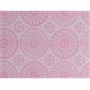 Fablon Fine Décor Rotolo di Pellicola autoadesiva per Decorazioni, Motivo Tessuto Ricamato, da 45 cm x 2 m, Colore: Rosa