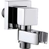 Bossini Supporto Doccia Bossini Duplex Girevole Quadrato Cromo | C55000000030003 Cromo