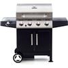 SalMar Sochef Golosone 4 Barbecue, Nero/Acciaio, 57x136x115 cm di Salmar