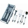Ferraboli Set Kit 5 accessori attrezzi utensili Inox per Barbecue BBQ con valigetta di Ferraboli