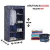 Fraschetti Armadio Guardaroba City struttura Acciaio Telo TNT 88x46xh169cm di Fraschetti