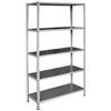 Fraschetti Scaffale in Acciaio Brixo Master Genius 5 ripiani 100x40x180 cm di Fraschetti