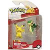 Reel Toys Pokemon Battle Figures Snivy E Pikachu di Rei Toys