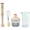 Tognana Frullatore a Immersione 3in1 Champagne Plastica-Acciaio Inox Beige Linea Iridea D2DFI03IRCH di Tognana