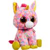 TY TY-T99998 Beanie Boos-Unicorno-Fantasia Arcobaleno occhioni, Corno e zampine Dorati Glitter-Il Peluche con Gli Occhi Grandi scintillanti-72 Cm-36819, Multicolore, XXL, T99998
