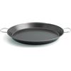 Quid Senia - Padella,padella in acciaio carbonato, ideale per Forni e piastre a induzione Nero 42 cm Nero
