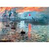 Deerbird Puzzle 1000 pezzi Monet: Impression Sunrise Museum Collection Puzzle, Puzzle di Qualità Artistica 1000 pezzi per Adulti Giocattoli per l'intrattenimento da Pavimento per Adolescenti
