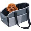 ccuzs Seggiolino Per Cani Con Console Centrale, Seggiolino Auto Per Cani Di Piccola Taglia, Trasportino Per Console Centrale Per Animali Domestici, Trasportino Per Animali Domestici Per Interni