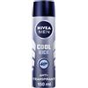 Nivea (Beiersdorf SpA) Nivea Men Cool Kick Spray 150 ml, Deodorante uomo antitraspirante per 48 ore di intensa freschezza ml