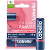 Labello Caring Beauty Lip & Cheek Nude Pink SPF30 4.8 g, Burrocacao labbra e guance colorato rosa 4,8 g Protezione per le