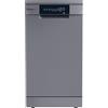 Candy Brava CDPH 2D1047S Lavastoviglie Slim a Libera Installazione, 10 Coperti, 5 Programmi, Ciclo Rapido, Classe E, AxLxP 85x45x58 cm, Argento [Classe di efficienza energetica E]