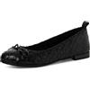 MARCO TOZZI Damen Ballerinas 2-22101-44, Ballerine Donna, Black, 41 EU