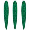 4R Quattroerre.it 5558 Adesivi Rifrangenti Arrows Diamond Flat, Verde, Set di 3