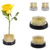 AMONENZ 4 Pezzi Rame Perno Disposizione Fiori, 3 Misure D23*2+D34+D46 Decorazione Floreale Ikebana, Rotondo Ikebana, Strumento per Composizioni Floreali per Casa, Giardino, Hotel