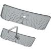 xyuayamz Tappetino per Rubinetto Cucina, Tappetini Rubinetti Drenante in Silicone, Faucet Drain Pad per Cucina e Bagno, Protezione del Piano di Lavoro, Grigio, 1 Pezzi