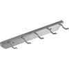 LILLY-CODROIPO Supporto inox a parete per pale pizza 5 ganci