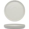 SATURNIA PORCELLANE Nail Bianco Oslo piatto piano nordic 20cm (minimo 12 pezzi)