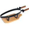 PANETTA CASALINGHI Morsa prosciutto metallo nero base legno cm 62x20