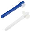 Healifty - Spazzola per la pulizia delle protesi, 2 pezzi, colore: Bianco/Blu