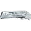 Generic Lente ripetitore indicatore specchietto laterale per Fiat Doblo 2010-2015 adatto per Opel Combo 2011-2018 95511536, 71765449, 1428578,1428577 (lato destro)