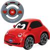 Chicco Auto sportiva con telecomando Fiat 500 RC Chicco Telecomandato con Volante Intuitivo, Veicolo a Motore Radiocomandato Con Suoni e Clacson - Giocattoli per Bambini dai 2 anni in su - Rosso