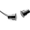 Contatto magnetico in plastica per incasso nero DS-KIM70-BL rotondo allarme antifurto