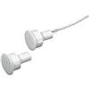 Contatto magnetico in plastica per incasso DS-MKIM70 rotondo allarme antifurto bianco