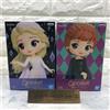 BANPRESTO Q posket Personaggi Disney Frozen 2 Elsa Anna Figure A Type Set of New 2 Qposket