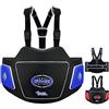 Farabi Sports Farabi Body Shield Belly Protector Abdomen Protector Ribs Protector Abdominal Guard Belly Protectio (Blue Black)